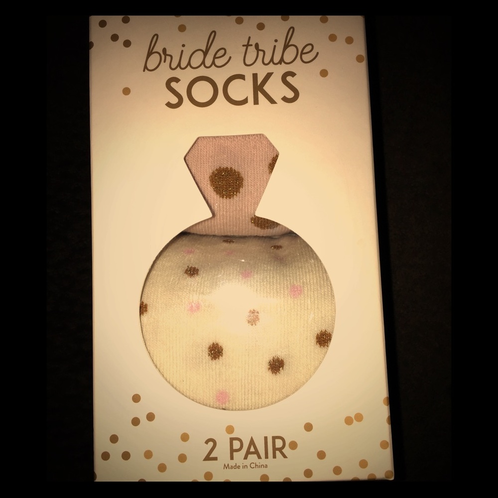 Bride tribe socks 2 pair